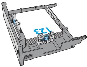 HP OFFICE 4655 - x 500-sheet tray paper orientation - 2