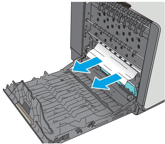 HP OFFICE 4655 - Clear jams in the left door - 2