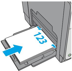 HP OFFICE 4655 - Tray 1 paper orientation - 3