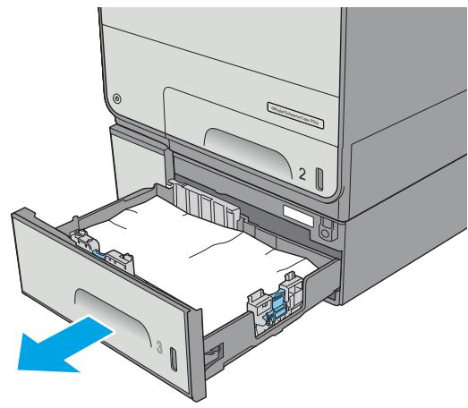 HP OFFICE 4655 - Clear jams in Tray 3 - 4