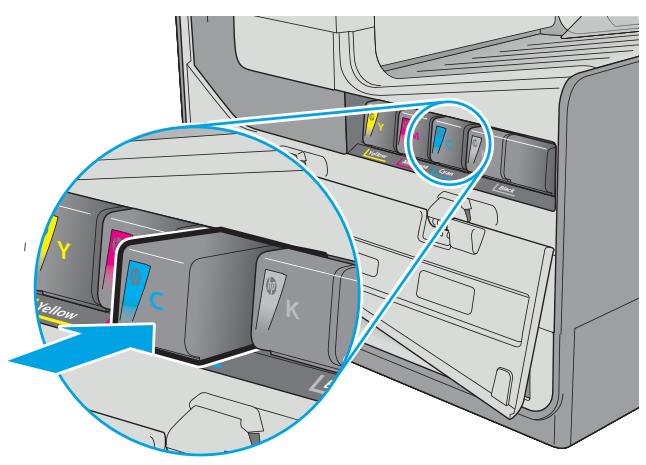 HP OFFICE 3832 - Remove and replace the cartridge - 6