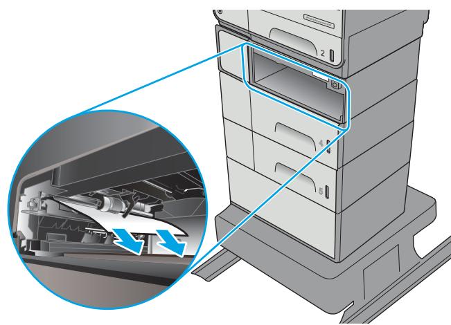 HP OFFICE 3832 - Clear jams in the 3x500-sheet feeder - 7