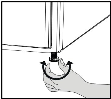 ESSENTIELB ESL-HP8D6 - Réglage des pieds - 1