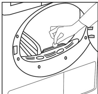 ESSENTIELB ESL-HP8D6 - Pour nettoyer les capteurs d'humidité : - 1
