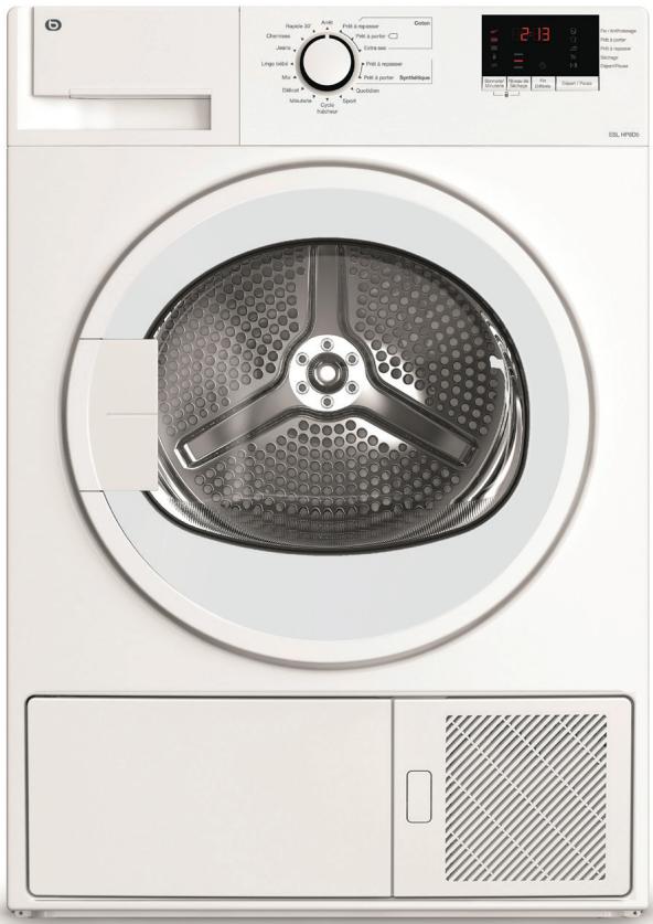 ESSENTIELB ESL-HP8D6 - Sèche-linge pompe à chaleur - 1