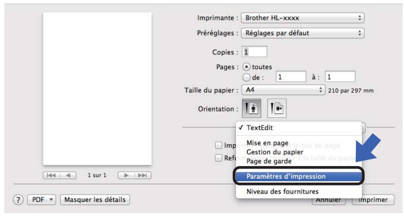 BROTHER DCP-9017CDW - Choix des options d'impression - 1