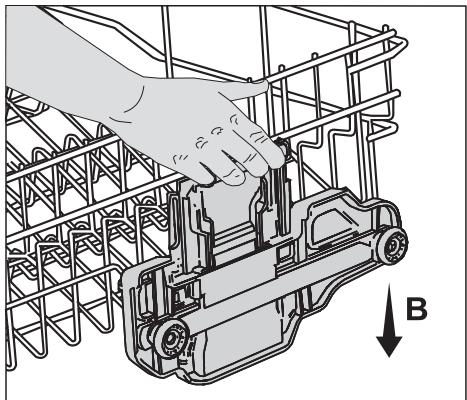 BEKO DIN48431DOS - Pour abaiser le panier: - 2