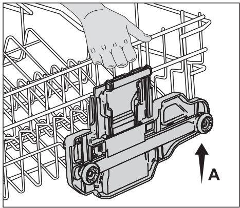 BEKO DIN48431DOS - Pour abaiser le panier: - 1