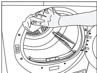 BEKO DRX822W - Pour nettoyer le filtre : - 5