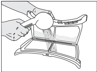 BEKO WDA961431 - Cartouche filtrante / Surface intérieure de la porte - 4