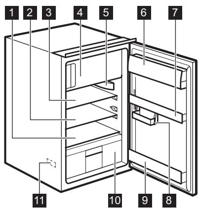 ELECTROLUX ERF4114AFX - DESCRIPTION DE L'APPAREIL - 1