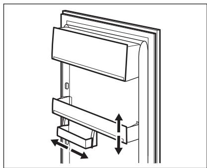 ELECTROLUX ERF4114AFX - Positionieren der Turablagen - 1