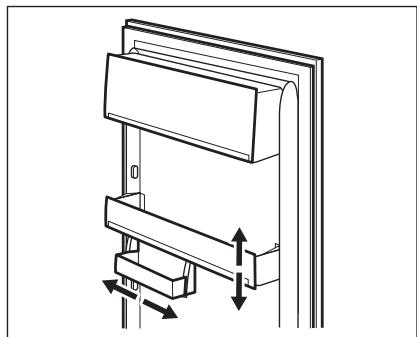 ELECTROLUX ERF4114AFX - Hetplaatsen van de deurplateaus - 1