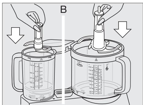 BRAUN FP3020 - Kulhojen asentaminen - 2