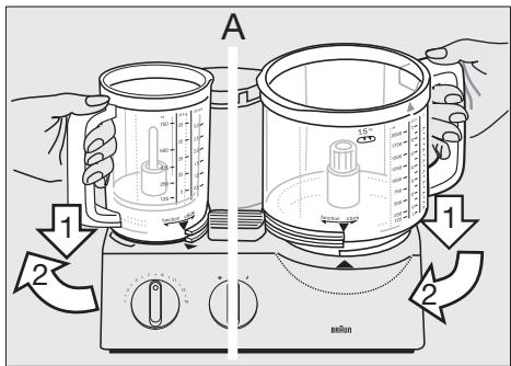 BRAUN FP3010 - Zakladanie pojemników roboczych - 1
