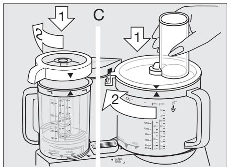 BRAUN FP3010 - Montando los recipientes de trabajo - 3