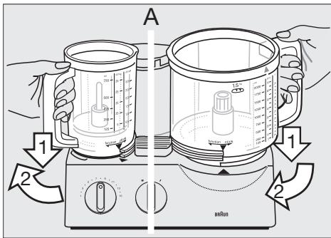 BRAUN FP3010 - Çalışma kaselerinirnutturulması - 1