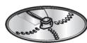 BOSCH MUM58MG60 - Reversible slicing/shredding disc - 1