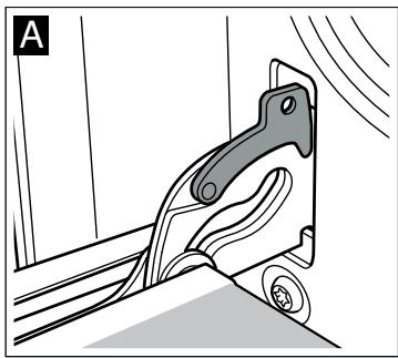 BOSCH HBA43B221F - Décrocher et accrocher la porte du four - 1