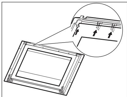 ELECTROLUX EKM70571X - Installing the door and the glass panel - 1