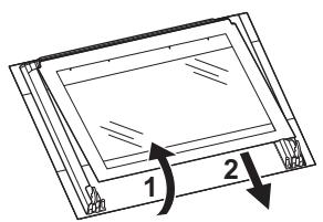 ELECTROLUX EKM70571X - Retrait de la porte du four et du panneau de verre - 9
