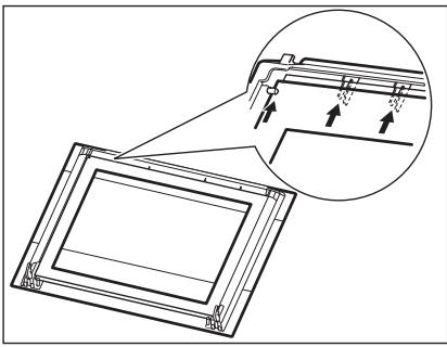 ELECTROLUX EKM70571X - Réinstallation de la porte et du panneau de verre - 1