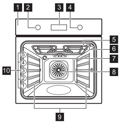 ELECTROLUX EOC68441X - Vue d'ensemble - 1