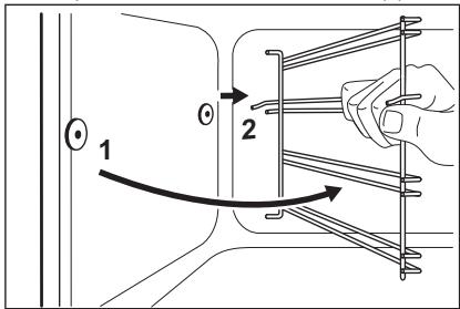 ELECTROLUX ROB2101AOK - Retrait des supports de grille - 2