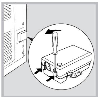 HOTPOINT FI7861SHDSHA - Montaggio del cavo di alimentazione - 1
