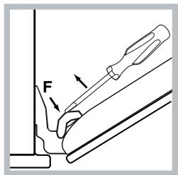 HOTPOINT FI7861SHICHA - ! Nei modelli dotati di LED INSIDE non è possible smontare la porta. - 2