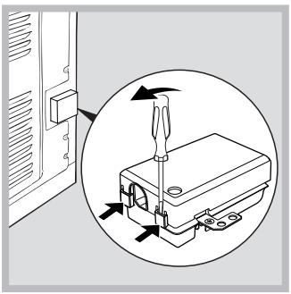 HOTPOINT FI6864SPICHA - Fitting the power supply cable - 1