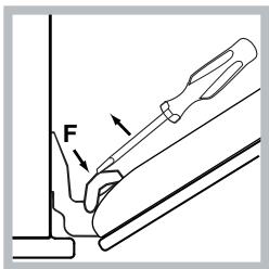 HOTPOINT FI6864SPICHA - ! Nei modelli dotati di LED INSIDE non è possibile smontare la porta. - 2