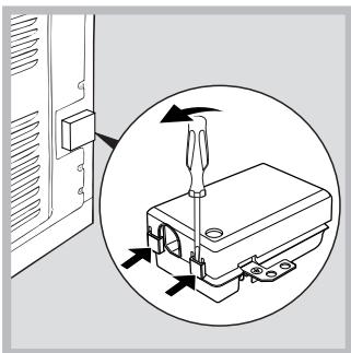 HOTPOINT FI6864SPICHA - Montaje del cable de alimentacion electrica - 1