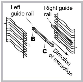 HOTPOINT FI6864SPICHA - Sliding rack kit assembly - 2