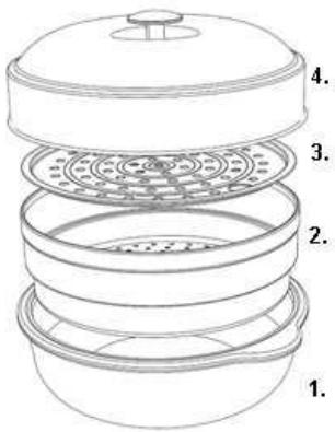 BRANDT BMS6115B - INTRODUCTION OF FOOD IN THE PLATE - 1