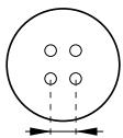 BROTHER CX70PE - Couture de boutons - 1