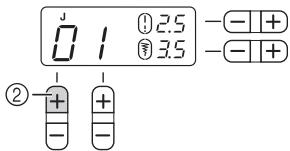 J 0 1 2.5 ① 3.5 - - + - - - + + ② - + + - - + -