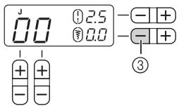 0.0 2.5 0.0 + - ③