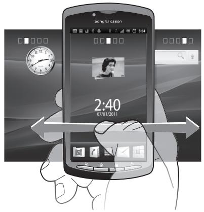 ERICSSON J108I CEDAR - Home screen - 1