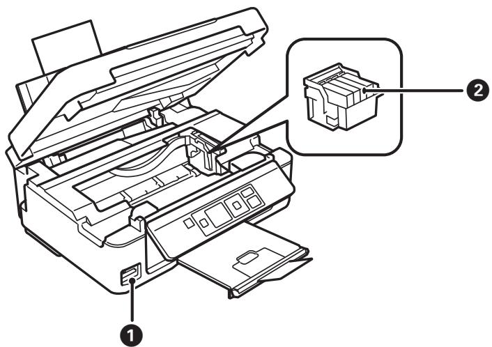 EPSON XP 2105 - Nom et fonction des pieces - 2