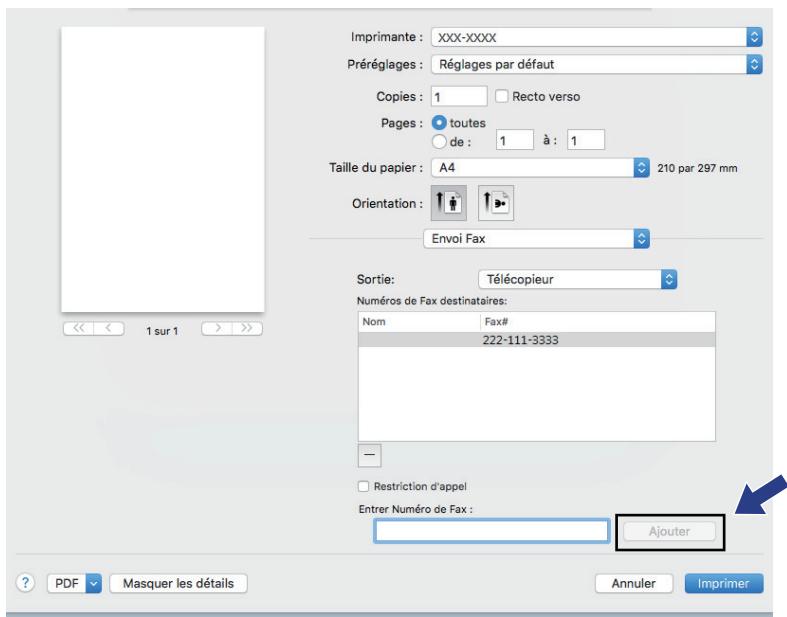 BROTHER MFC-L2730DW - Envoyer des fax depuis votre application (mac) - 3