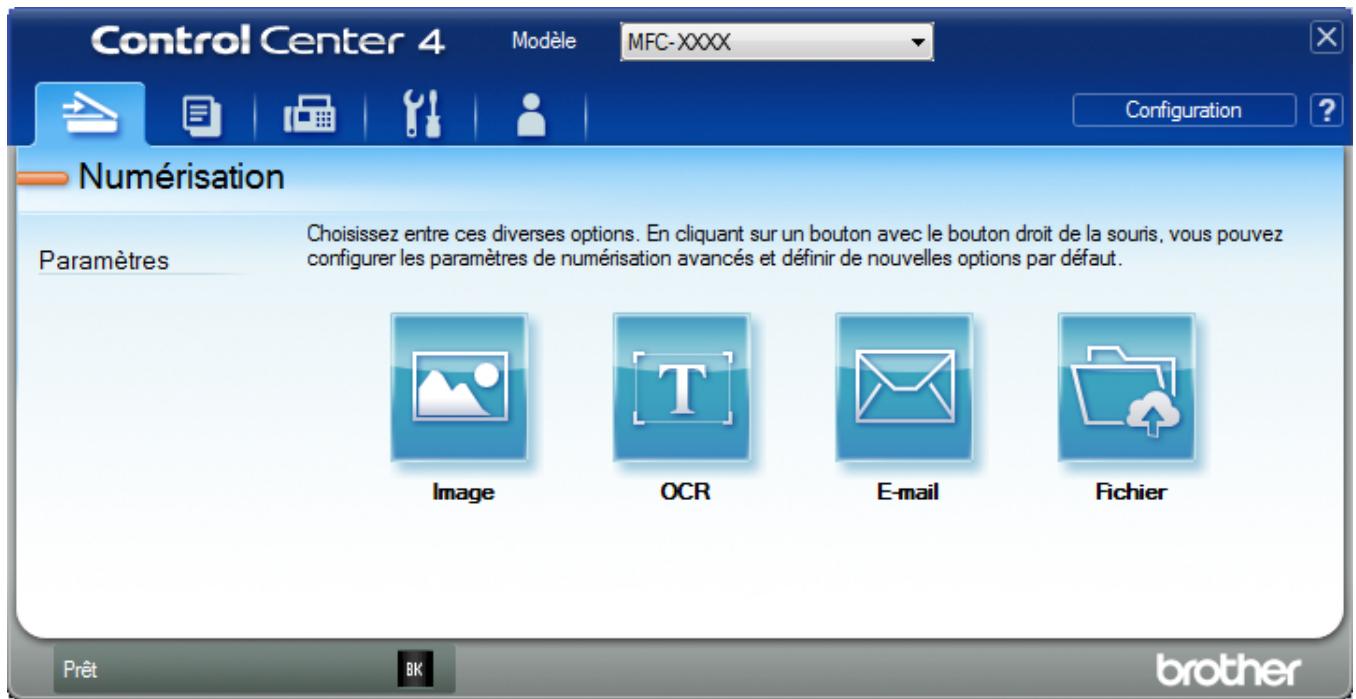 BROTHER MFC-L2730DW - Enregistrer des données numérisées dans un dossier sous forme d'un fichier PDF en utilisant le mode avancé de CONTROLCENTER4 (windows®) - 2
