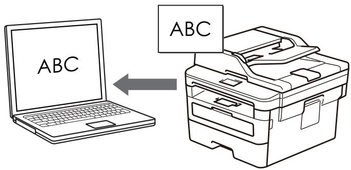 BROTHER MFC-L2730DW - Numériser vers un fichier texte modifiable (OCR) à l'aide du mode avancé de CONTROLCENTER4 (windows®) - 1
