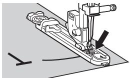 BROTHER 4234D - Réalisation d'une boutonniere - 5