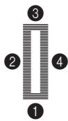 BROTHER 4234D - Réalisation d'une boutonniere - 9