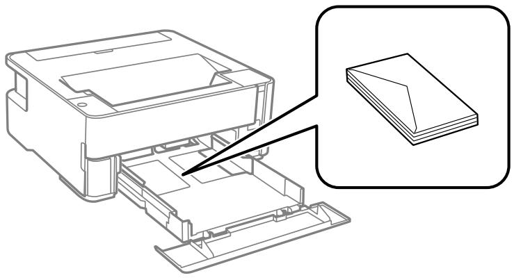 EPSON ECOTANK ET-M1170 - Chargement d'enveloppés et précautions - 2