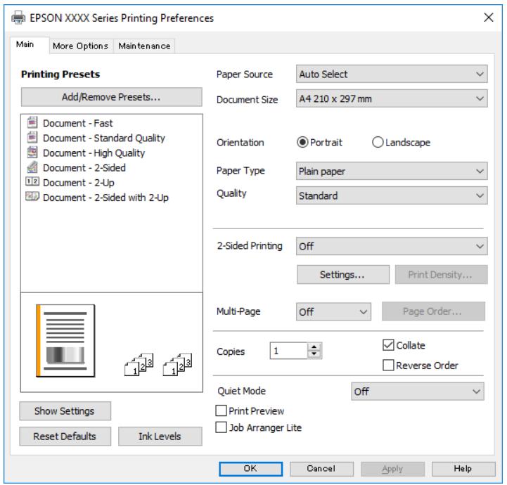 EPSON ECOTANK ET-M1170 - Remarque: - 1