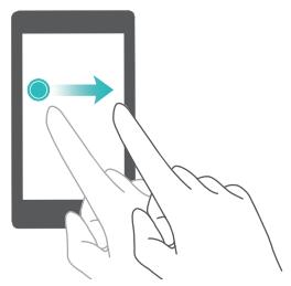 HONOR 8X - Mouvements sur l'écran tactile - 5