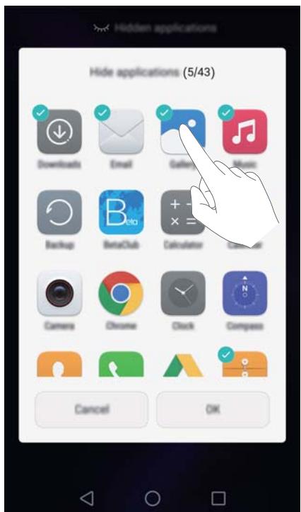 HONOR 8X - Masquer des applications - 2