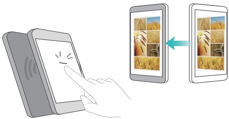 HONOR 8X - Utiliser le NFC pour partager des pages web ou des contacts - 1